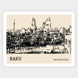 Baku Azerbaijan Magnet